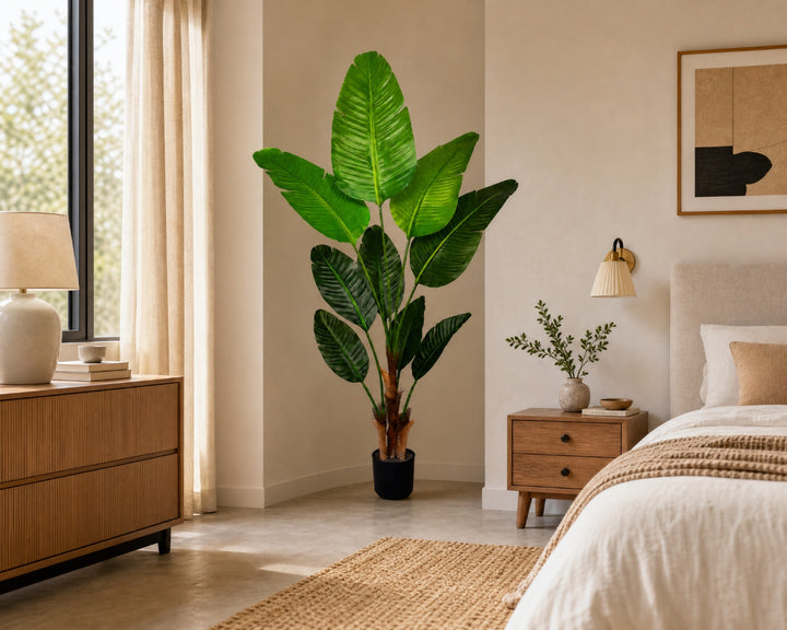 Planta Artificial Ave del Paraíso 160 cm con 9 Hojas - imagen 4