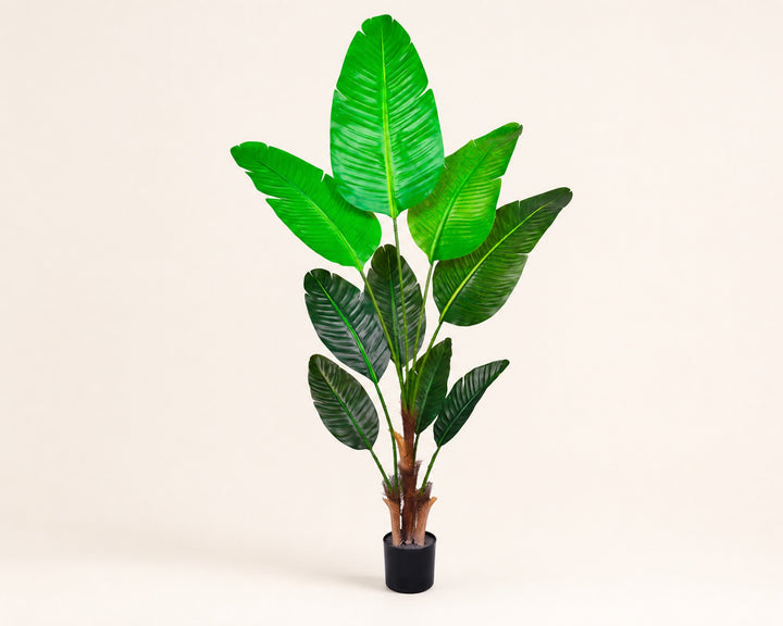 Planta Artificial Ave del Paraíso 160 cm con 9 Hojas - imagen 7