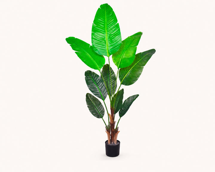 Planta Artificial Ave del Paraíso 160 cm con 9 Hojas - imagen 8
