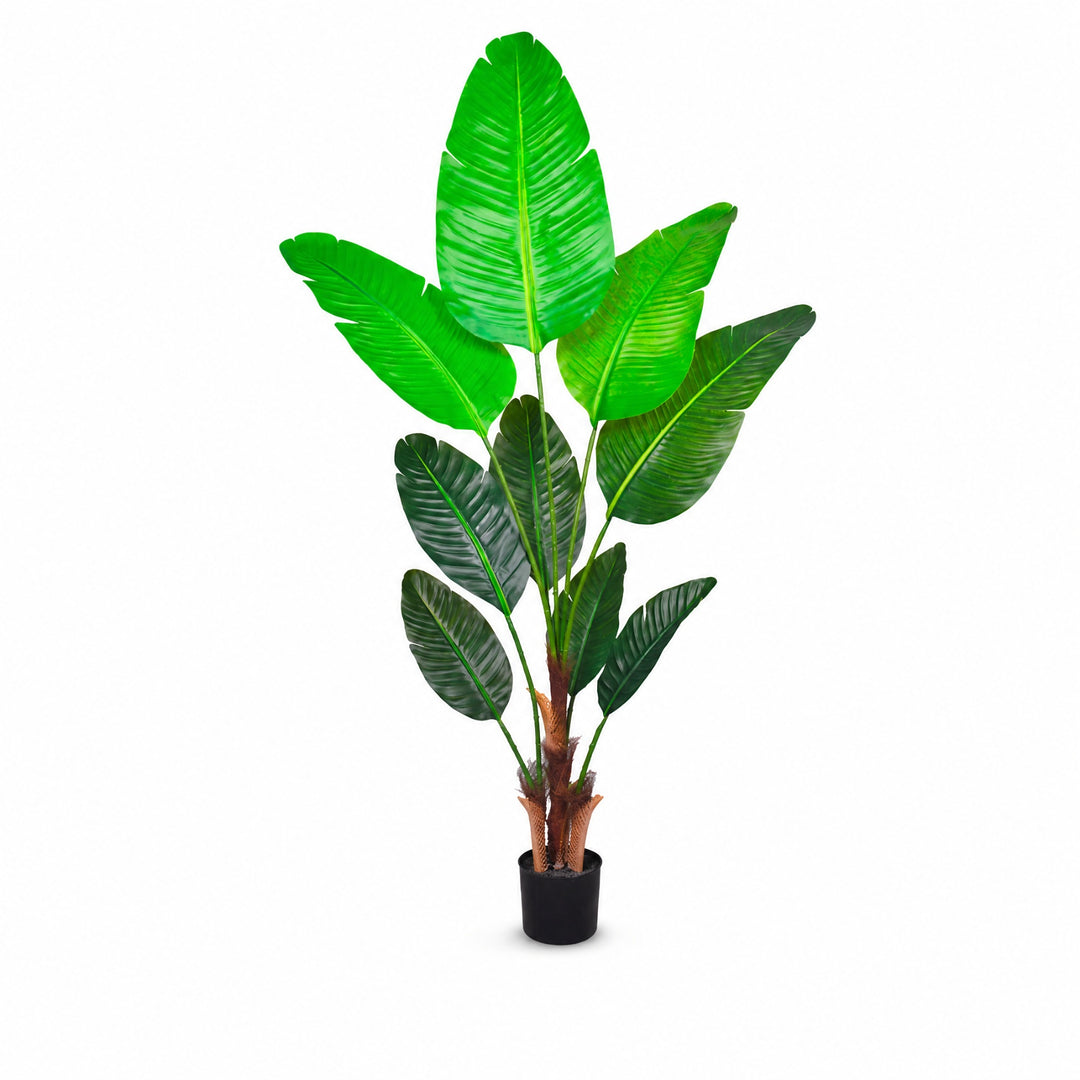 Planta Artificial Ave del Paraíso 160 cm con 9 Hojas