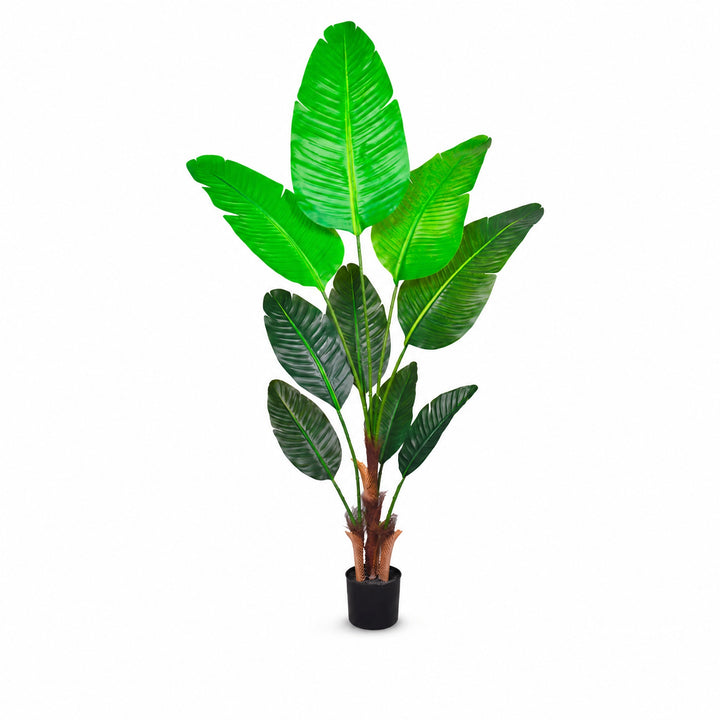 Planta Artificial Ave del Paraíso 160 cm con 9 Hojas