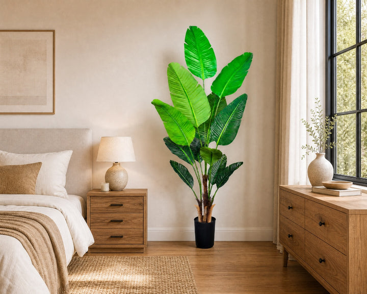 Planta Artificial Ave del Paraíso 180 cm con 12 Hojas - imagen 4