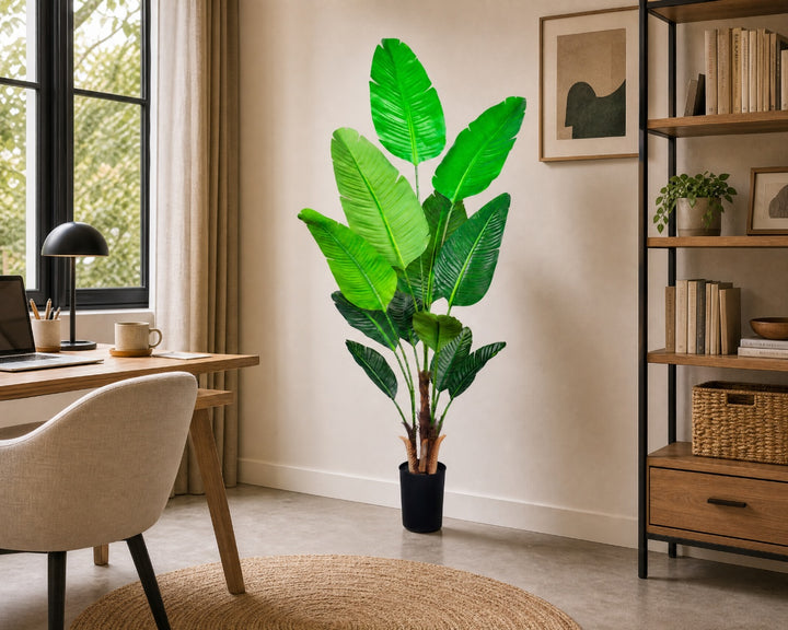 Planta Artificial Ave del Paraíso 180 cm con 12 Hojas - imagen 5