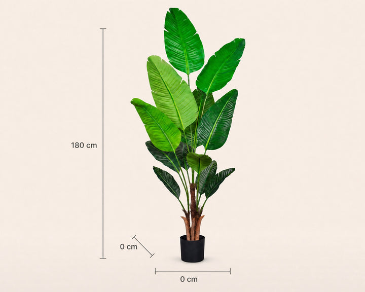 Planta Artificial Ave del Paraíso 180 cm con 12 Hojas - imagen 6
