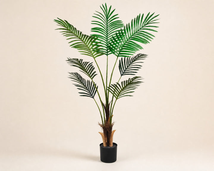 Palmera Artificial Areca 120 cm con 7 Hojas de Plástico - imagen 7