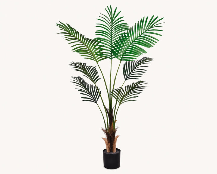 Palmera Artificial Areca 120 cm con 7 Hojas de Plástico - imagen 8