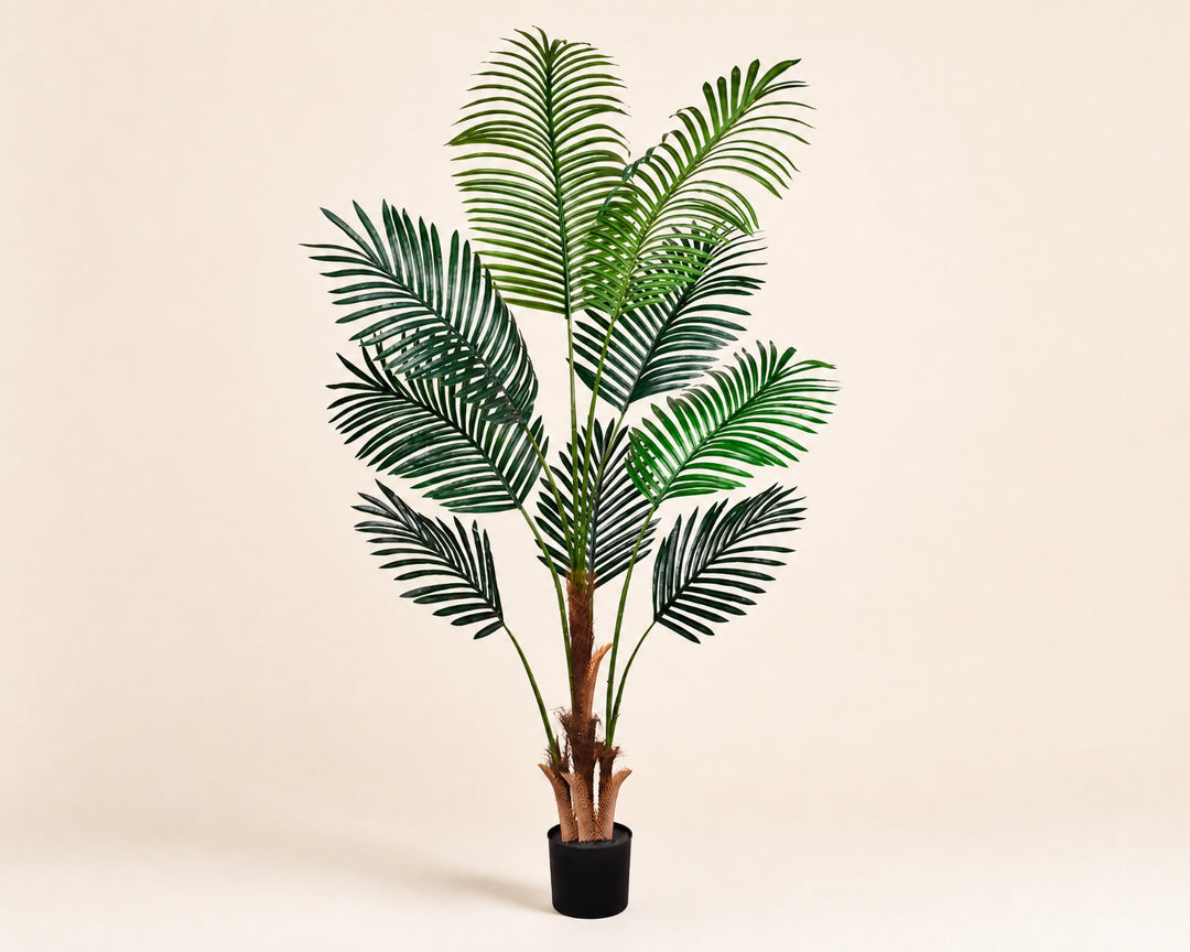 Palmera Areca Artificial 160 cm con 9 Hojas Realistas - imagen 7