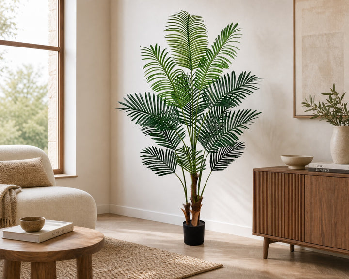 Palmera Areca Artificial 180 cm - Realismo y Elegancia Natural - imagen 3