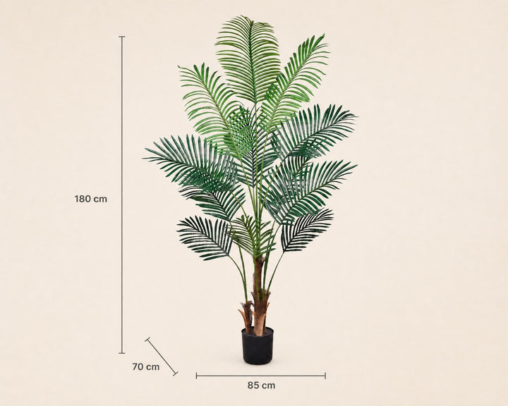 Palmera Areca Artificial 180 cm - Realismo y Elegancia Natural - imagen 6