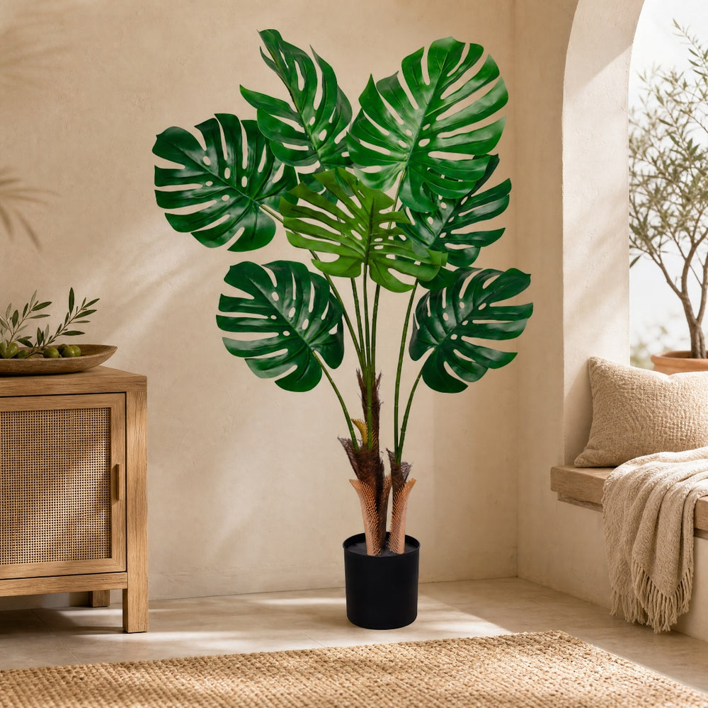 Planta Artificial Monstera 120 cm de Hojas Grandes - imagen 2