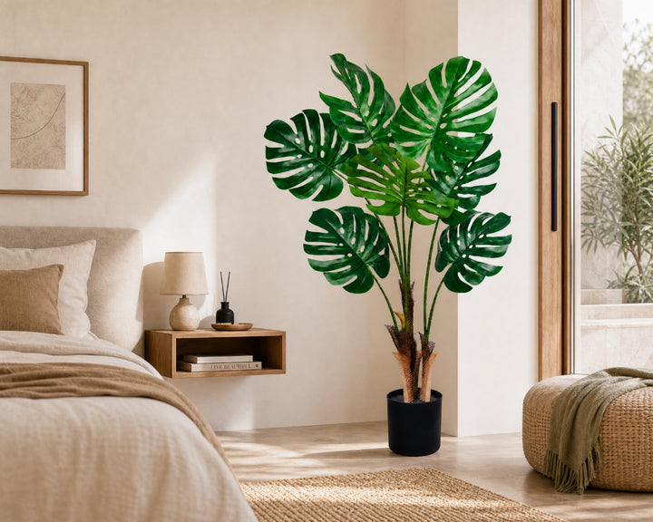 Planta Artificial Monstera 120 cm de Hojas Grandes - imagen 5