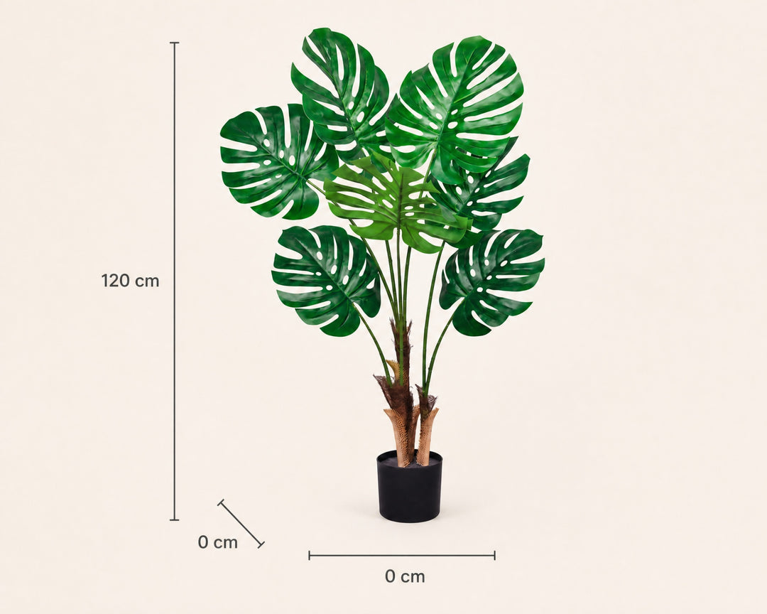 Planta Artificial Monstera 120 cm de Hojas Grandes - imagen 6