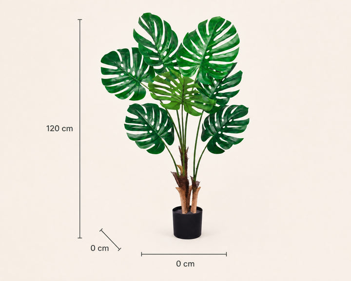 Planta Artificial Monstera 120 cm de Hojas Grandes - imagen 6
