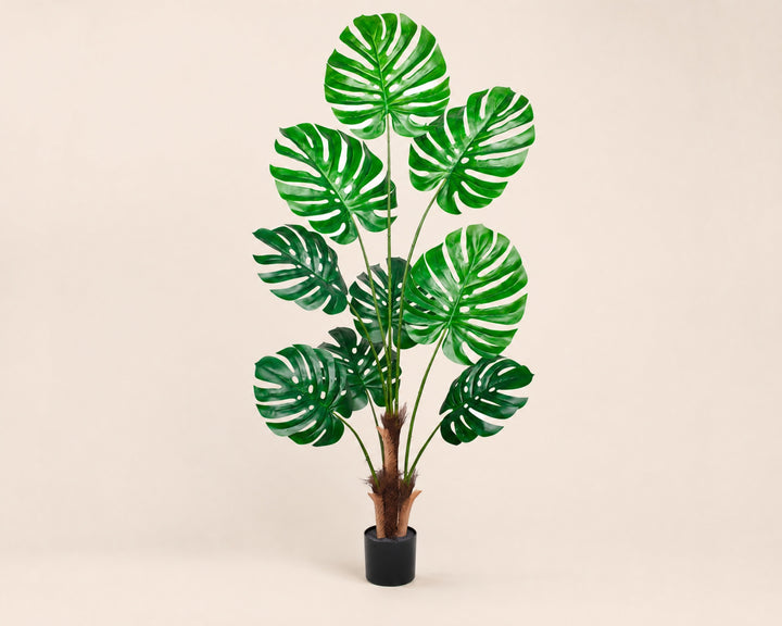 Planta Artificial Monstera Deliciosa 160 cm | 9 Hojas Realistas - imagen 7