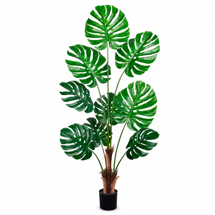 Planta Artificial Monstera Deliciosa 160 cm | 9 Hojas Realistas