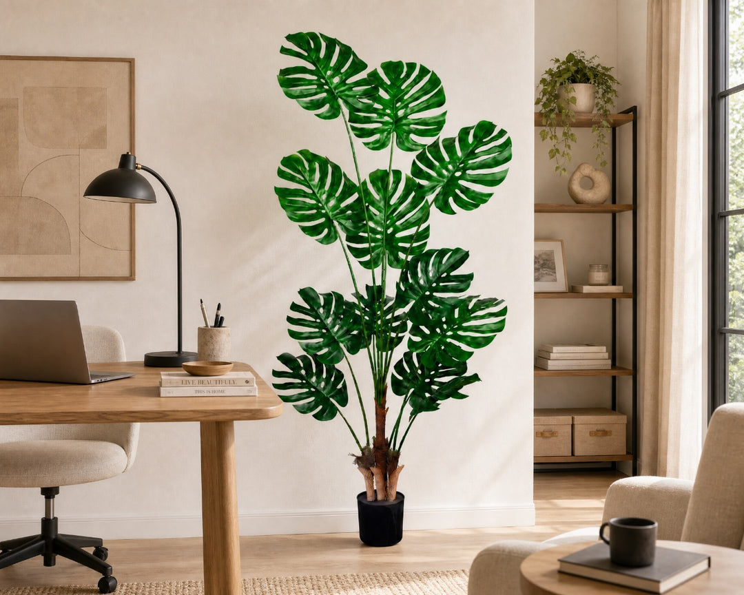Planta Artificial Monstera 180 cm de Plástico Premium - imagen 4