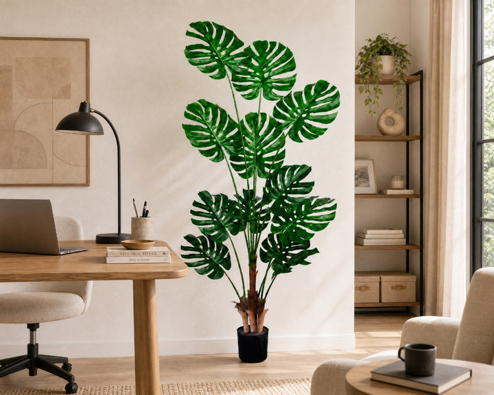 Planta Artificial Monstera 180 cm de Plástico Premium - imagen 4