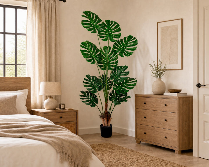 Planta Artificial Monstera 180 cm de Plástico Premium - imagen 5
