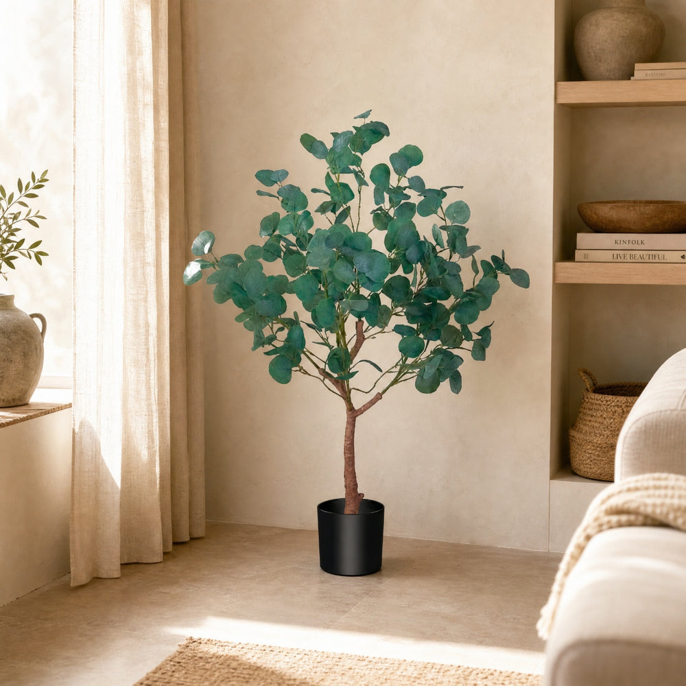 Planta Artificial Eucalipto 120 cm con 5 Ramas - imagen 2