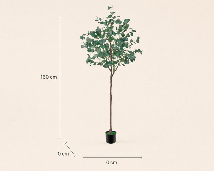 Planta Artificial Eucalipto 160 cm con 9 Ramas Realistas - imagen 6