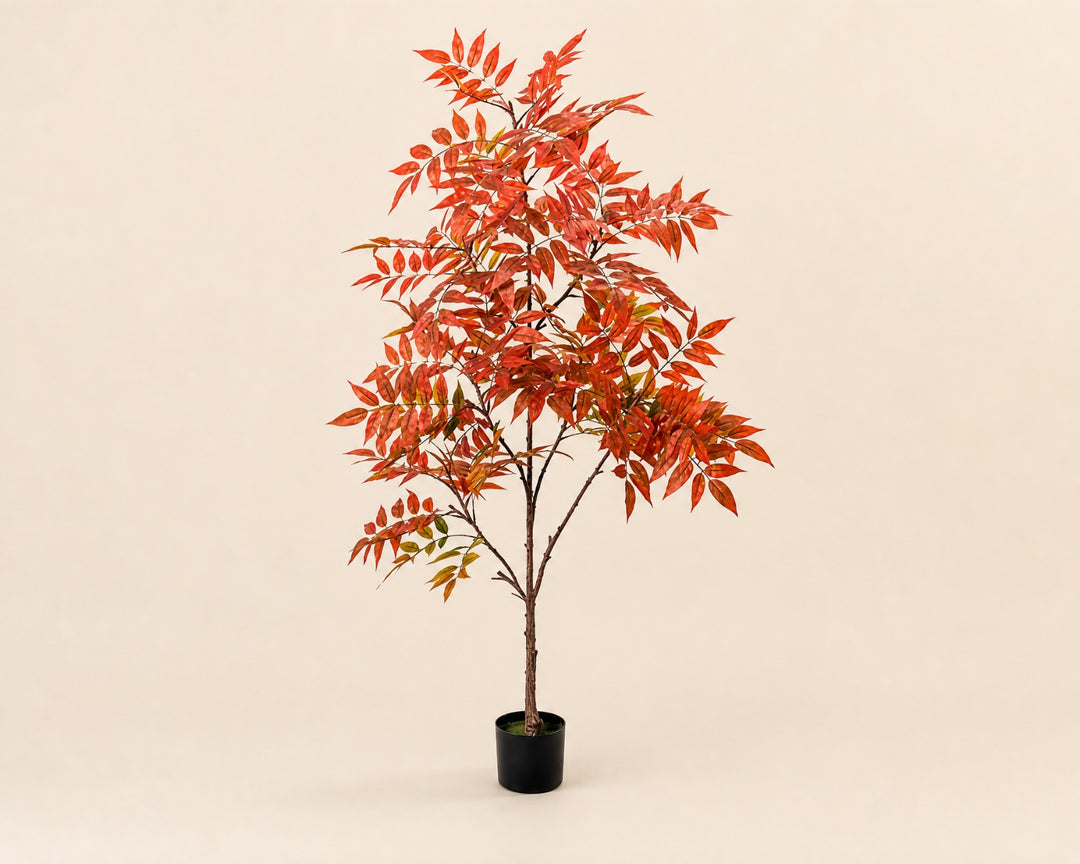 Planta Artificial Nandina Bambú Sagrado 150 cm Decorativa - imagen 7
