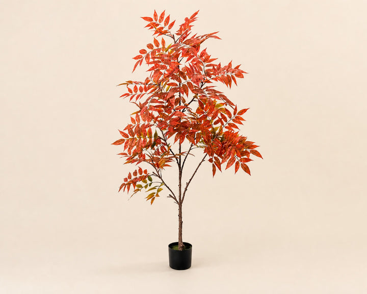 Planta Artificial Nandina Bambú Sagrado 150 cm Decorativa - imagen 7