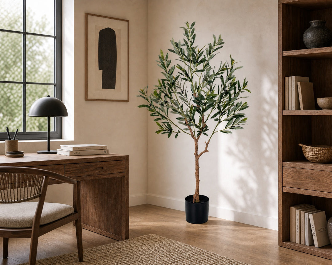 Olivo Artificial 120 cm con 9 Ramas Realistas - imagen 4