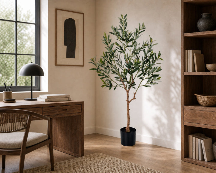 Olivo Artificial 120 cm con 9 Ramas Realistas - imagen 4