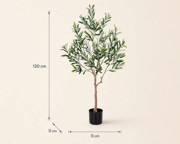 Olivo Artificial 120 cm con 9 Ramas Realistas - imagen 6
