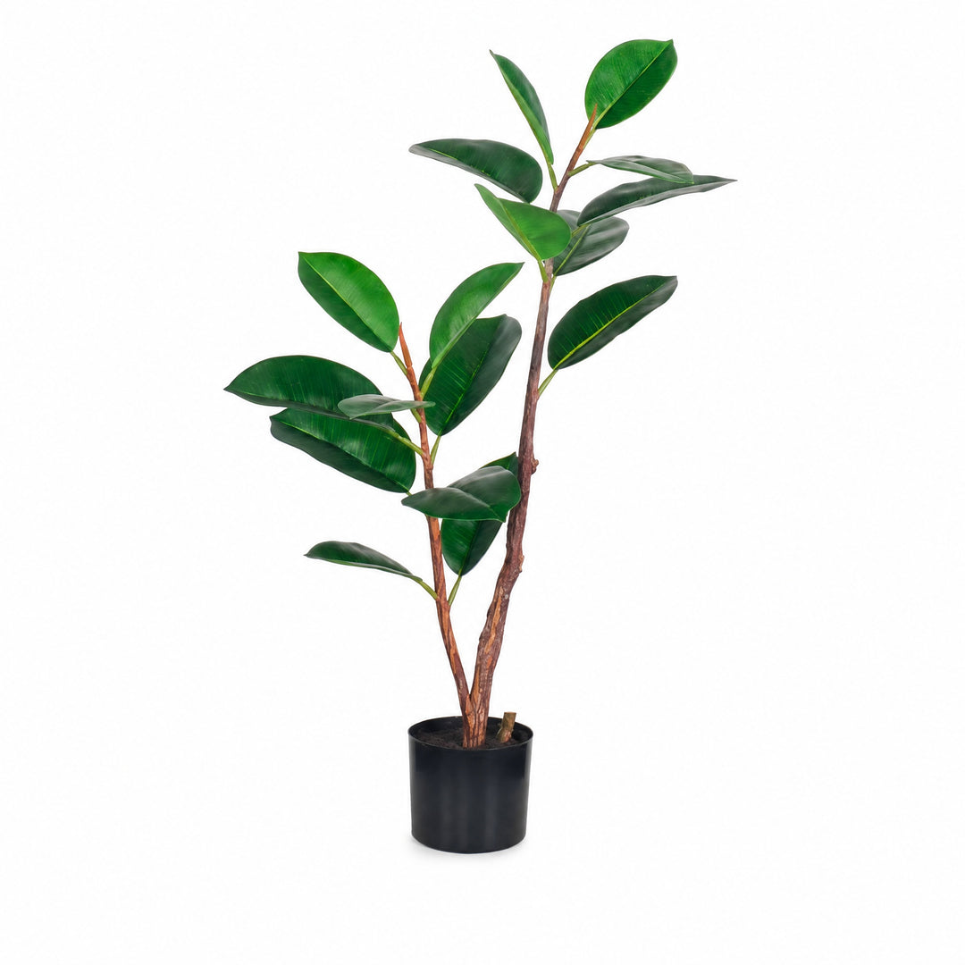 Planta Artificial Ficus Elastica 90 cm - Realismo y Estilo