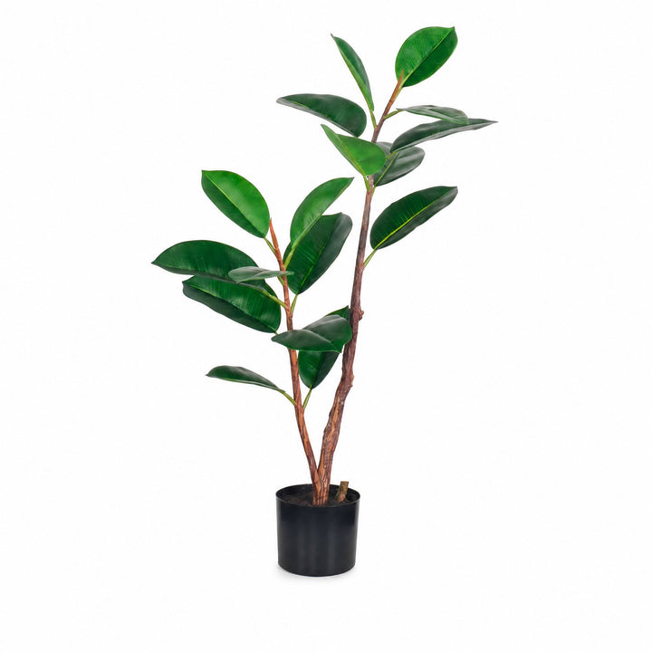 Planta Artificial Ficus Elastica 90 cm - Realismo y Estilo
