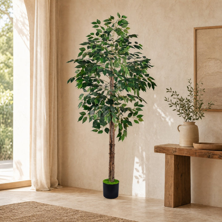 Ficus Benjamina Artificial 160 cm - Realismo y Elegancia - imagen 2