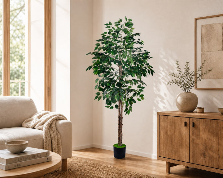 Ficus Benjamina Artificial 160 cm - Realismo y Elegancia - imagen 3