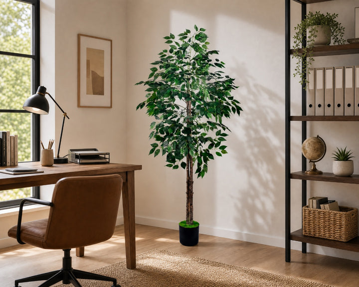 Ficus Benjamina Artificial 160 cm - Realismo y Elegancia - imagen 5