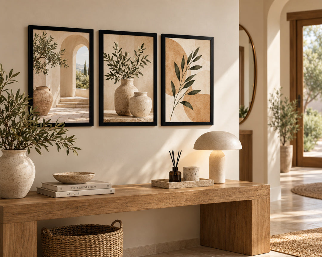 Pack de 3 portafotos MDF negro 40x60 cm para decoración mural - imagen 4