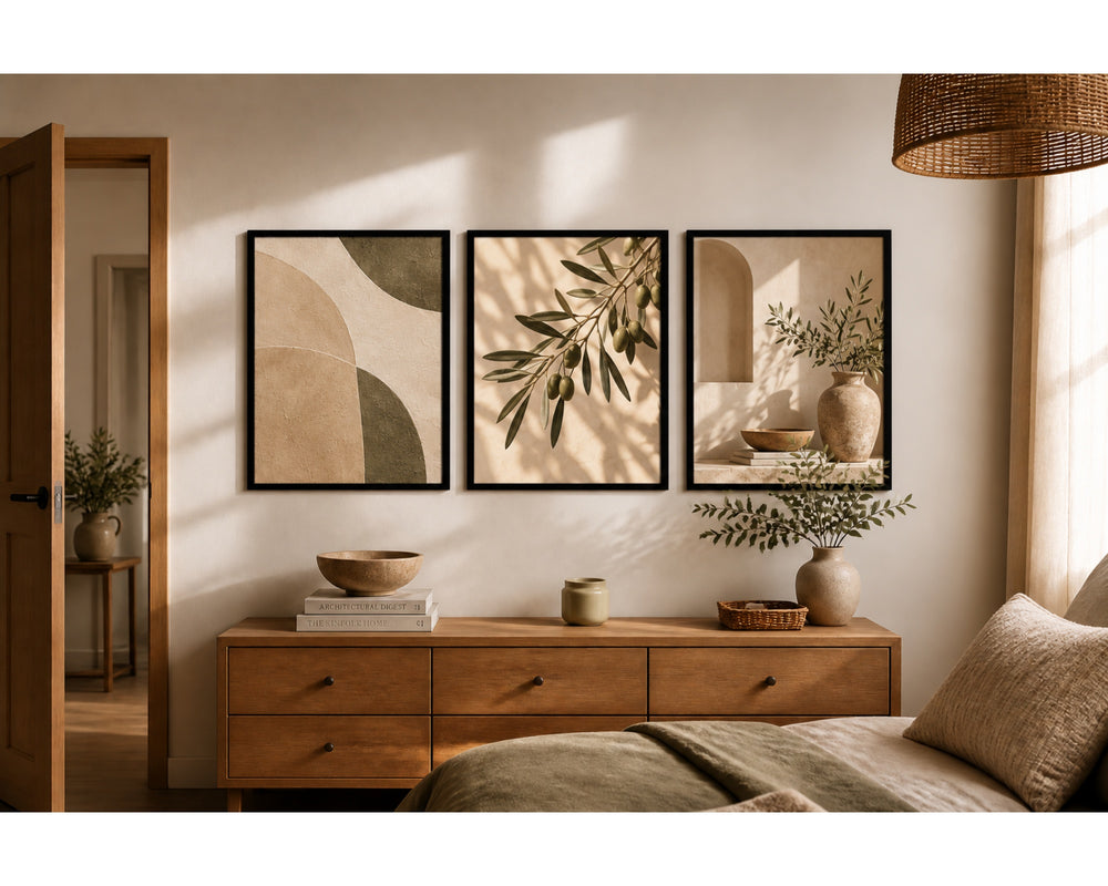 Pack de 3 Portafotos MDF Negro 50x70 cm para Decoración - imagen 2