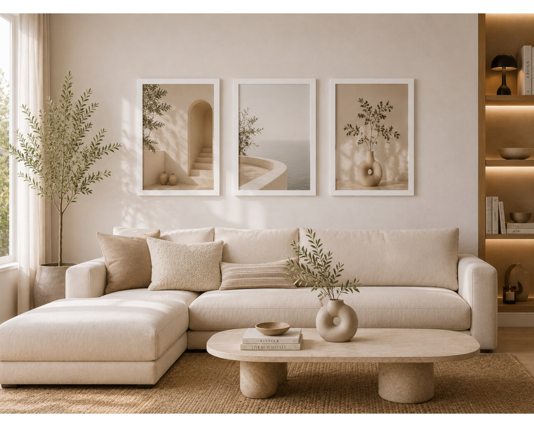 Pack de 3 Portafotos MDF Blanco 28x43cm Decoración Pared - imagen 3