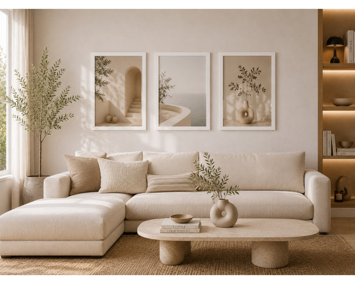 Pack de 3 Portafotos MDF Blanco 28x43cm Decoración Pared - imagen 3