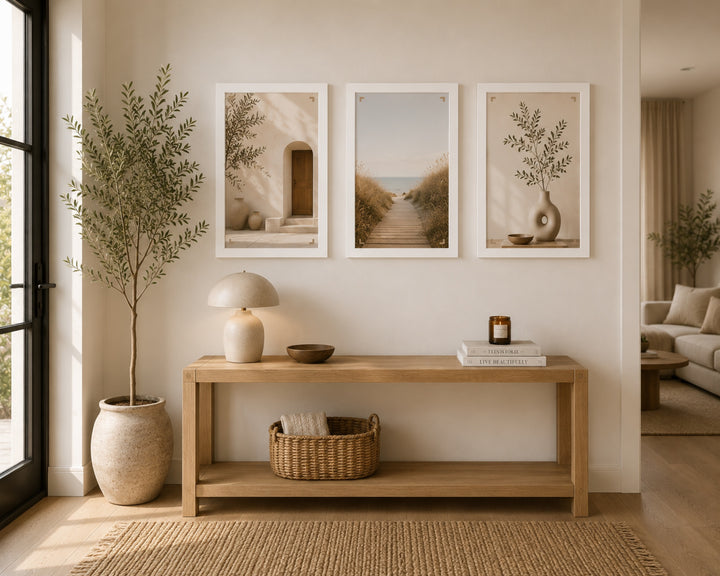 Pack de 3 Portafotos MDF Blanco 28x43cm Decoración Pared - imagen 4