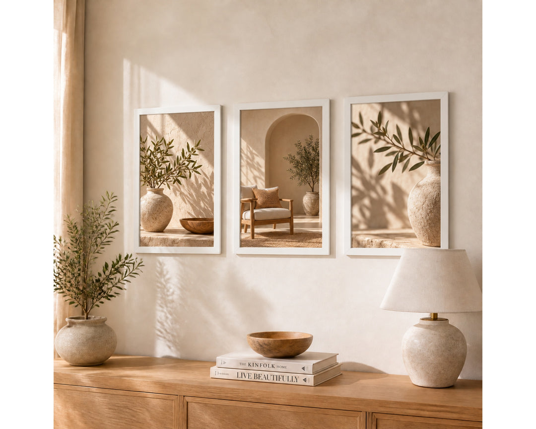 Pack 3 Portafotos MDF Blanca para Decoración de Pared - imagen 4