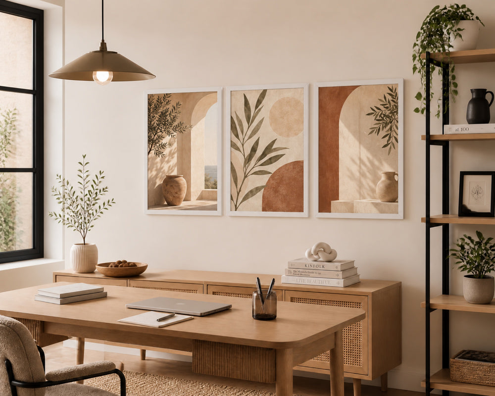 Set de 3 Portafotos MDF Blanco 40x60 cm Decoración de Pared - imagen 2