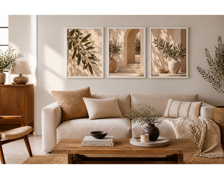 Set 3 Portafotos MDF Blanco 50x70 cm para Decoración - imagen 3