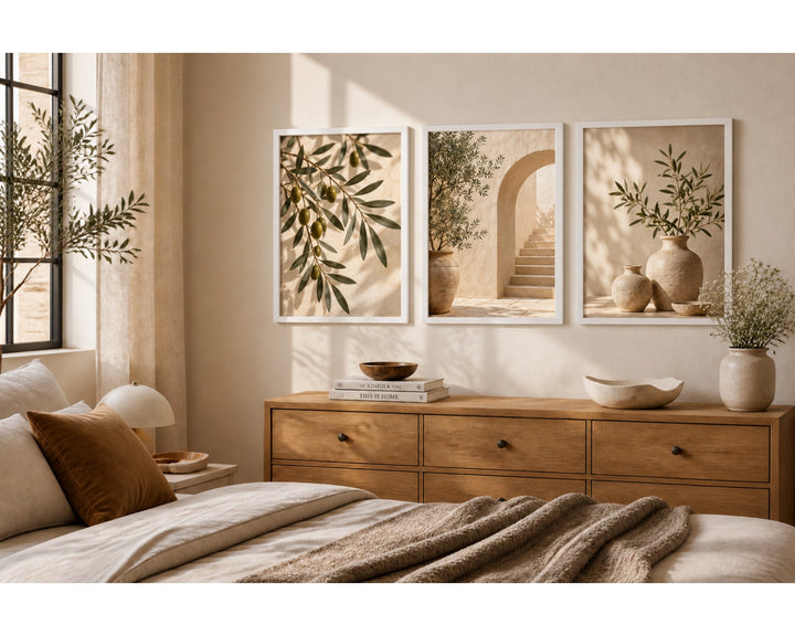 Set 3 Portafotos MDF Blanco 50x70 cm para Decoración - imagen 4