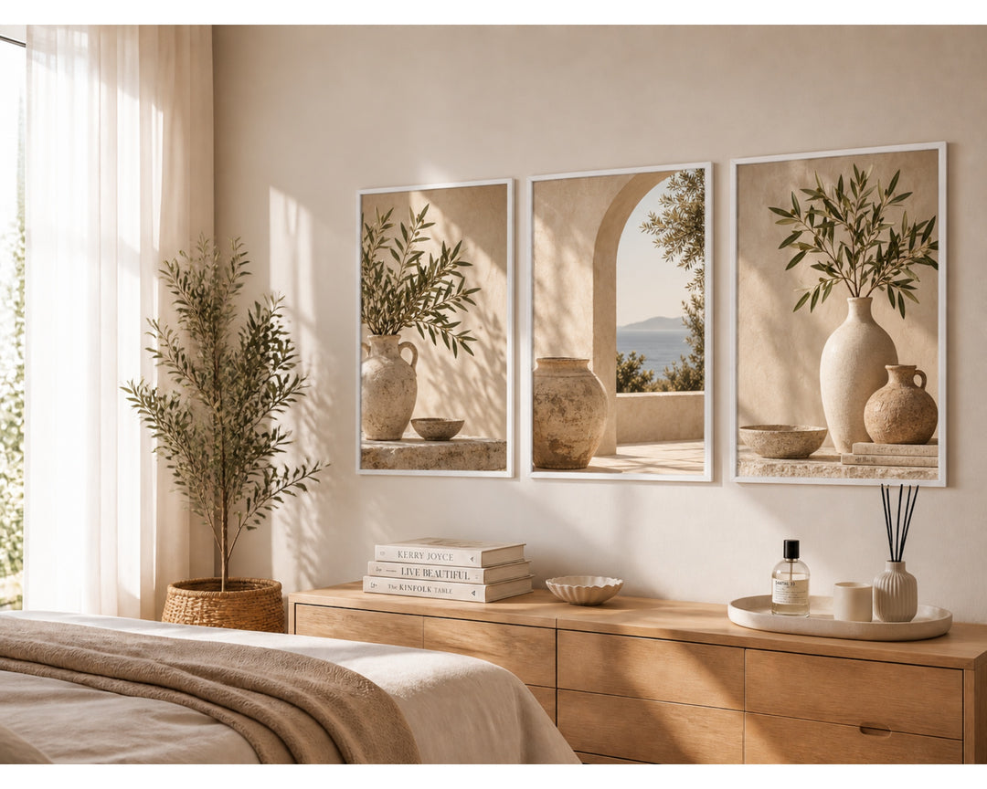 Pack de 3 Portafotos MDF 60x90 cm Blanco para Pared - imagen 3