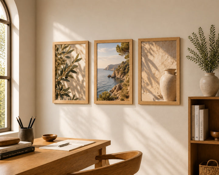Pack 3 Portafotos MDF Marrón 40x60 cm Decoración Pared - imagen 3