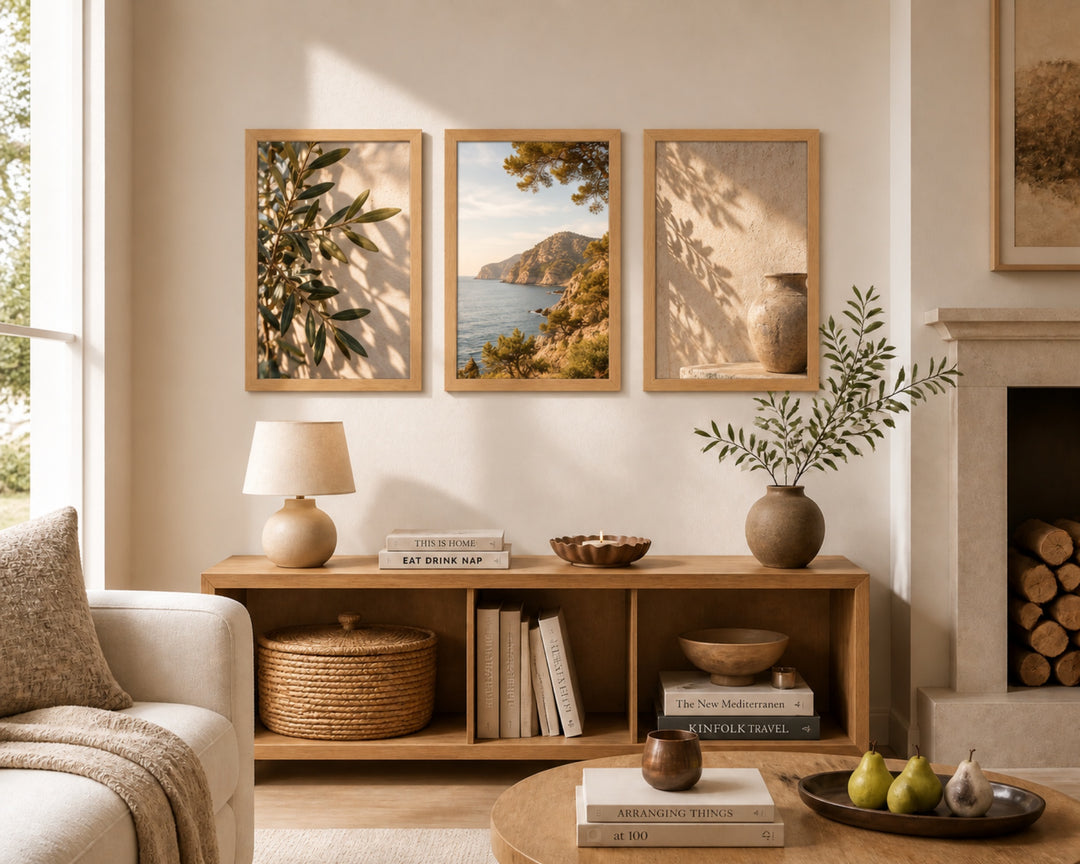 Pack 3 Portafotos MDF Marrón 40x60 cm Decoración Pared - imagen 4