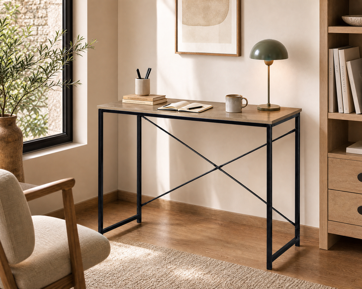 Escritorio Metal Compacto 100 cm para Espacios Modernos
