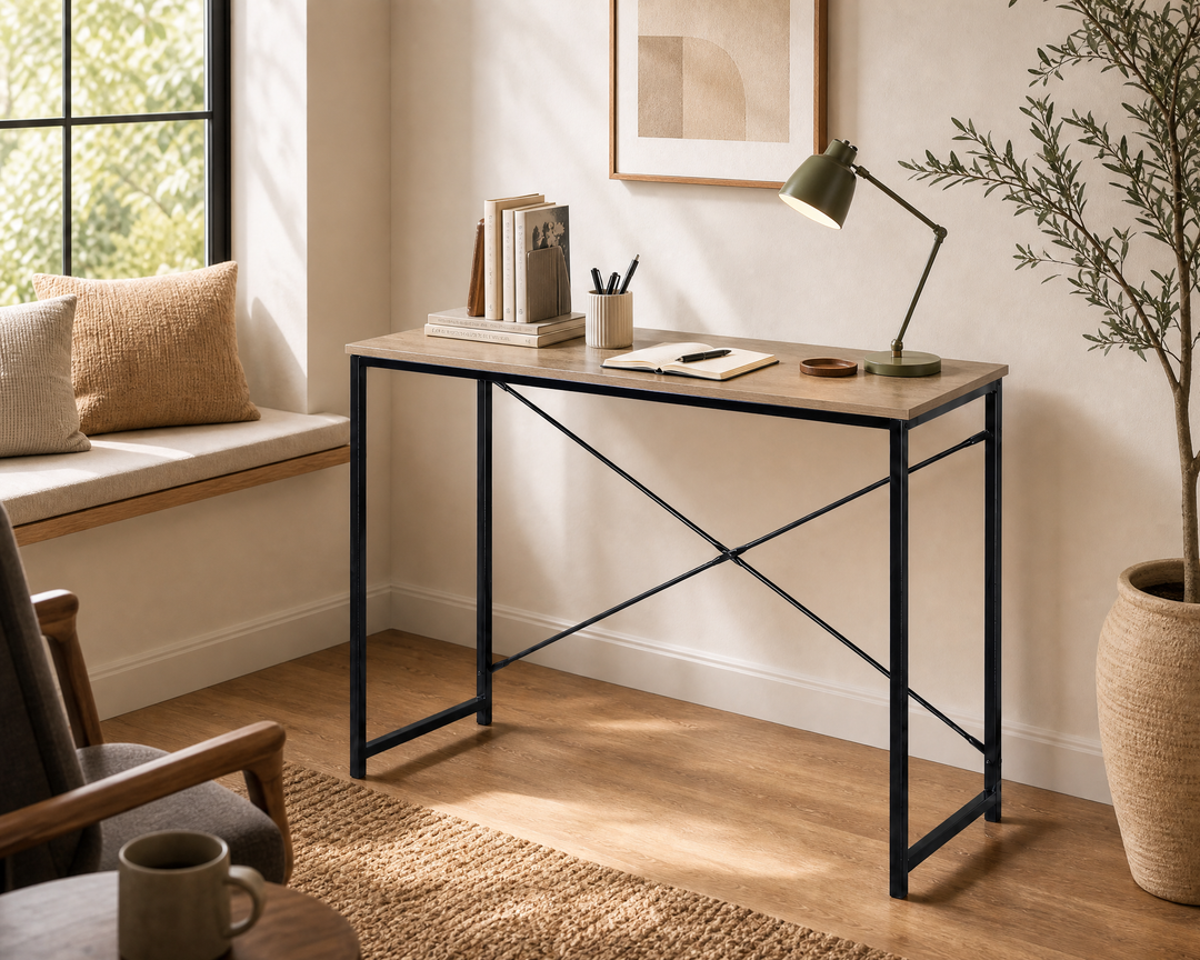 Escritorio Metal Compacto 100 cm para Espacios Modernos