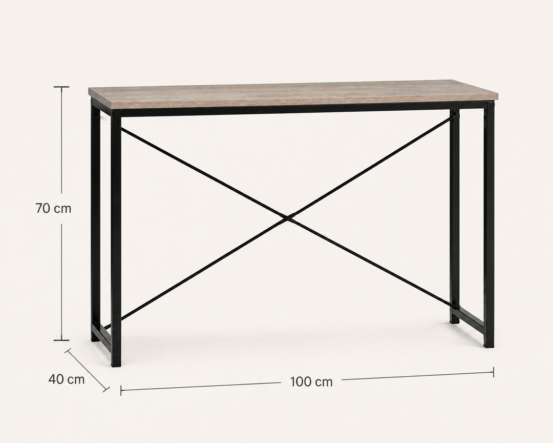 Escritorio Metal Compacto 100 cm para Espacios Modernos - imagen 5