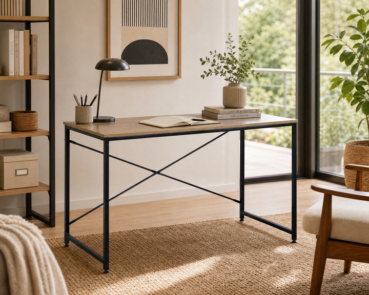Escritorio Metal Office 120 cm con Superficie Amplia